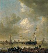 Jan van  Goyen Smalschips oil painting